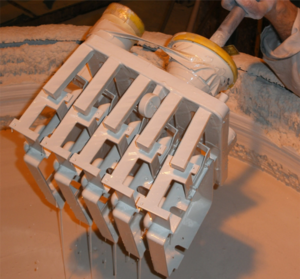 this picture is about the lost foam coating for lost foam molds