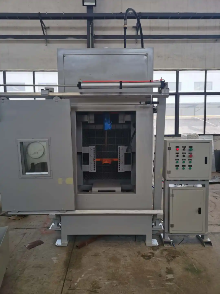 Shell knockout machine for lost wax casting
